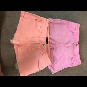 Neon shorts